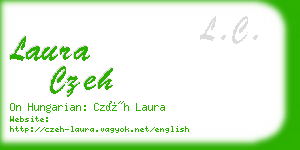 laura czeh business card